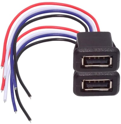 Dailygoods - 2 Stuks 4-Pins Open Kabel naar USB 2.0 Adapter voor Gegevensoverdracht