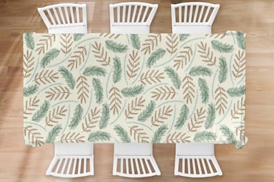 Kerst Tafelkleed - Kerstmis Decoratie - Tafellaken - Kerst - Patronen - Takken - 260x130 cm - Kerstmis Versiering - Tafeldecoratie Kerstmis - Kerstdecoratie tafel - Tafelversiering
