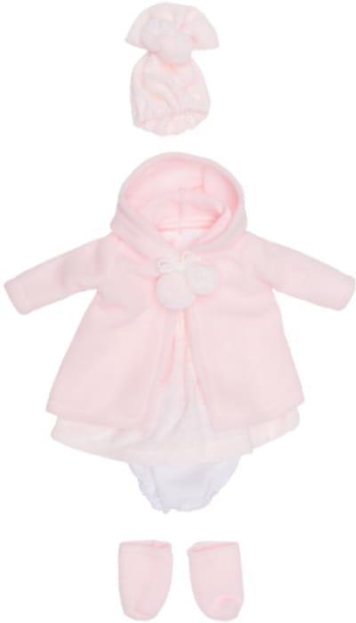 Asi poppenkleding duffeljas roze - poppenjas speelgoed.