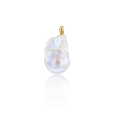 Luna-Pearls - 206.0183 - Hanger - Dames - 925er Zilver ve Roségouduld - Zoetwatercultuurparel Ming