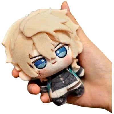 10cm Genshin Impact Varka Pluche Pop Zeester Lichaam Varka Bedrukte Knuffel Vakantie Cadeau Varka Pluche Pop 10cm beige