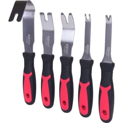 KS Tools 911.8190 Clipontspanner- en snijset, 5-delig