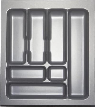 Culinorm Storex Bestekbak – 44x49 cm – Grijs – Inkortbaar – 7 vakken