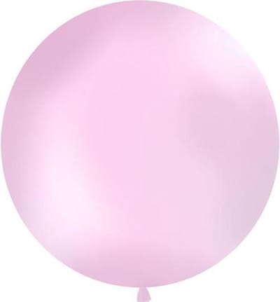 Reuzeballon 1 meter, Pastel roze