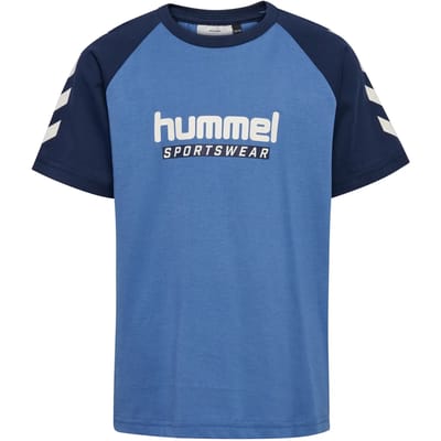 Hummel kindersportshirt met Hmljr-logo, T-shirt met korte mouwen 229742