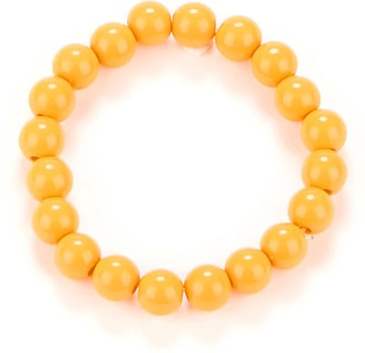 PARTYPRO - Oranje kralenarmband voor volwassenen