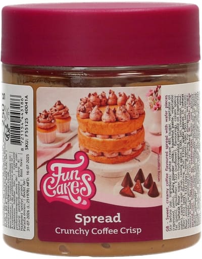 FunCakes Spread - Coffee Crisp - 250g - Topping of Vulling voor Taarten, Cakes en Cupcakes
