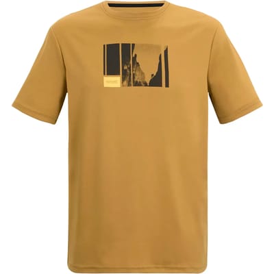 Heren Fingal T-shirt met korte mouwen en gemêleerde print