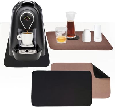 Koffiemachine Mat Set van 2 - Bescherming voor Keukenblad, Antislip en Duurzaam Materiaal