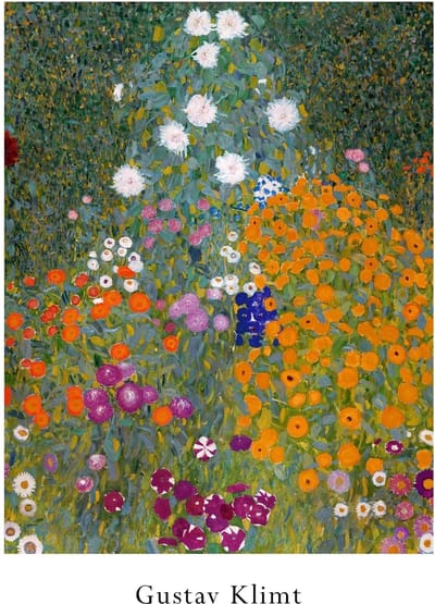 Kunstdruk Gustav Klimt - Bauerngarten 50x70cm