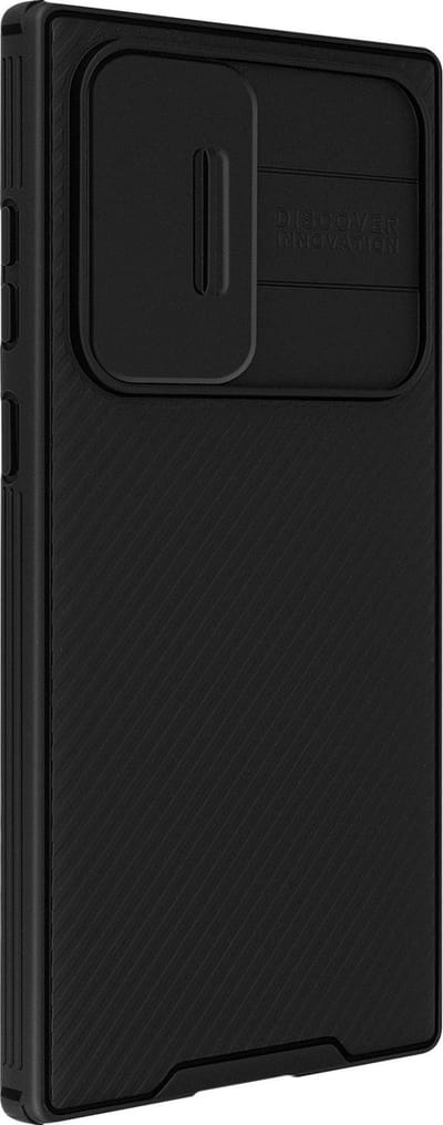 Telefoonhoesje geschikt voor Samsung Galaxy S22 Ultra 5G - Nillkin CamShield Pro Case - Zwart