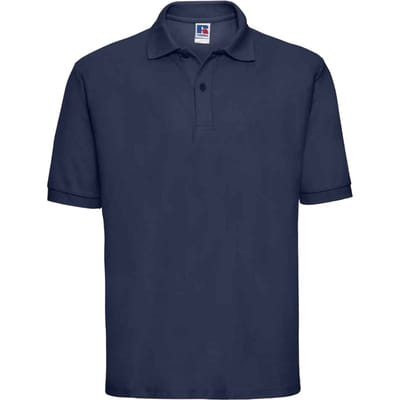 Russell Klassiek poloshirt voor volwassenen (Franse marine)