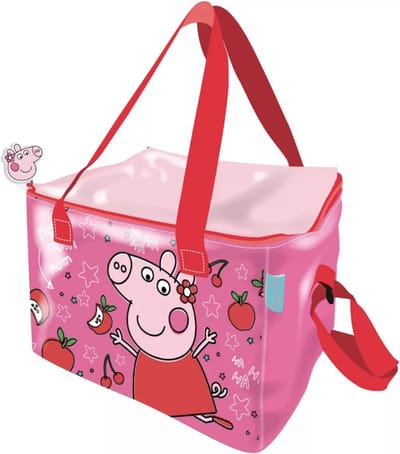 Peppa Pig koeltasje, lunchtasje, afm. 22 x 16 x 15 cm.