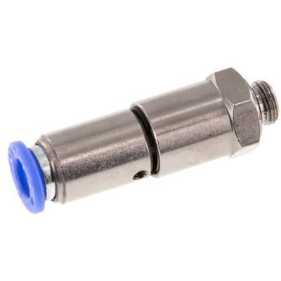 8mm & G1/8'' Hoge Snelheid Draaidoorvoer Insteek Buitendraad Vernikkeld Messing/PBT NBR