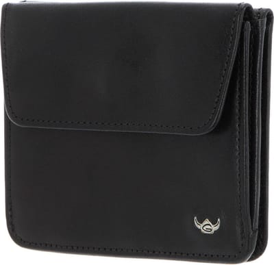 Golden Head Leren portemonnee Colorado RFID Protect Überschlagbörse 1174 Schwarz zwart