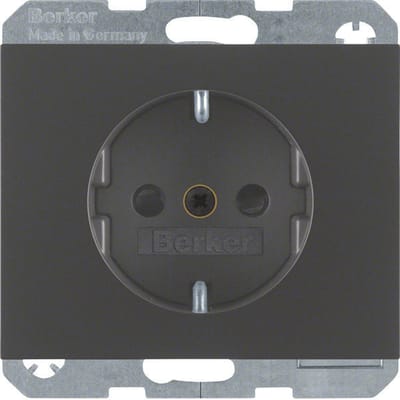 Hager Berker K.1/K.5 Wandcontactdoos (WCD-schakelmateriaal) (Europese Stekkerdoos) - 47357006