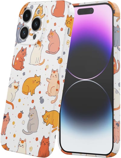 Smartphonica Telefoonhoesje Geschikt voor iPhone 14 Pro Max met Katten Opdruk - Flexibel Softcase TPU - Backcover Case Cats Design geschikt voor iPhone 14 Pro Max