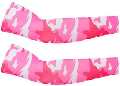 Nivard Armwarmers Heren & Dames - Armstukken - Polswarmers - Camouflage Roze