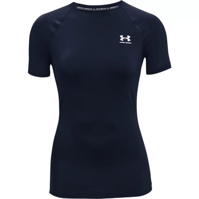 Under Armour Hg Authentics Comp T-shirt Met Korte Mouwen Blauw L Vrouw