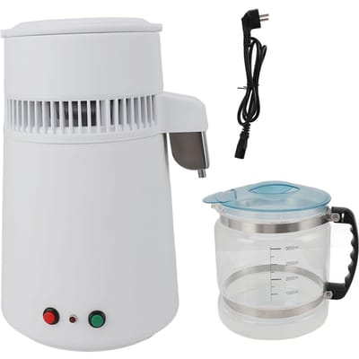 Waterdestillatiemachine 750W Pure Water Maker 4L Gedestilleerd Water Machine voor Thuis L white