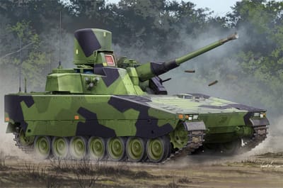 HobbyBoss Modelbouwpakket Militaire voertuigen - 84507 vkv 9040 Anti-Air Vehicle Plastic - 1:35 - Modelbouw