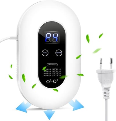 GELLDG Luchtreiniger - Luchtreiniger met negatieve ionen - Ozongenerator - Luchtreiniger voor huisdieren - Verwijdert formaldehyde - Geschikt voor slaapkamers, badkamers, keukens en dierenverblijven