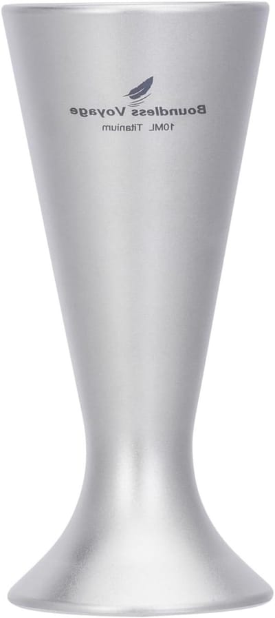 10ml titanium mini shotglaasjes voor Chinese Baijiu, tequila en whiskey - Set van 1 stuk, ideaal voor feestjes en drankjes