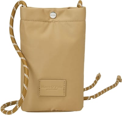 Marc O'Polo Telefoontasje Schoudertas Cellphone Bag Salted Caramel Lichtbruin