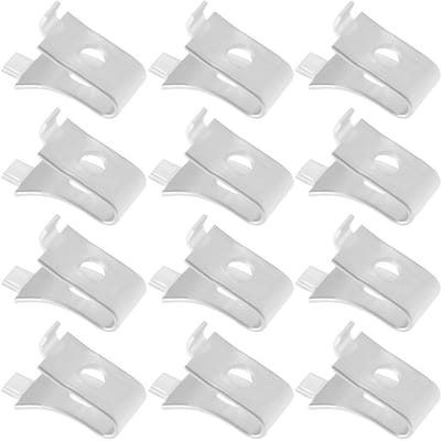 Dailygoods- Plankbeugel 40 Stuks - Aluminiumlegering - Verstelbare Planksteun - Plankbeugelclips - Praktische Plankaccessoires - Duurzaam en Stevig