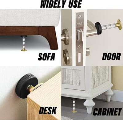4-Pack Bedframe Anti-Shake Gereedschap - Verstelbare Stoppers voor Stabiele Bedden en Meubels