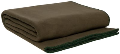 WOOOL Plaid - Fleece LUX (Sage) - 145×200cm