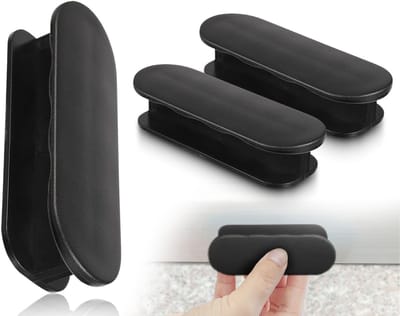 Dailygoods- Deurgrepen 2 Stuks - Zelfklevende Knoppen - Meubelgrepen Kunststof - Raamgreep - Terrasdeurgrepen - Betrouwbare Keuze - Deurknoppen