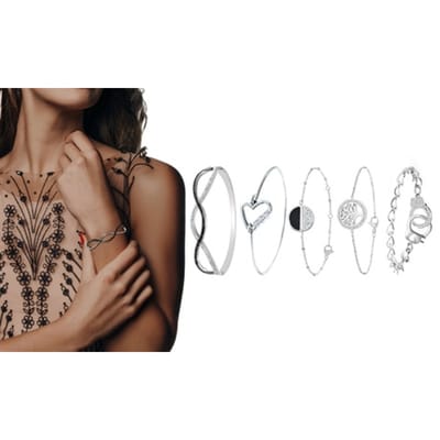 SC Crystal armbanden naar keuze met Swarovski®-kristallen: B040-ARGENT