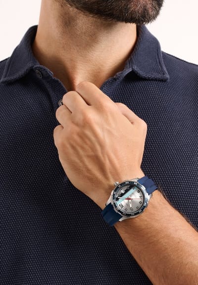 Nautica Nst Quartz Analoog Horloge Tweetoon Kast: 100% Roestvrij Staal | Armband: 100% Roestvrij Staal 44 mm NAPNSS611