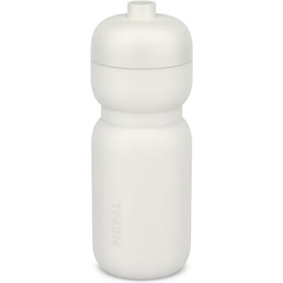 Mepal Bidon squeeze Sport - 600 ml - Knijp en drink - Lekdicht ventiel - Vaatwasmachinebestendig - Drinkflessen - Ceramic white