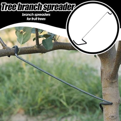 Boomtakspreiders Vruchtbomen - Richtgereedschap Takbuiger - Boomstructuur Verbeteren - Schadevrije Hoes - 10 Stuks 36 cm - Zwart