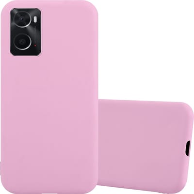 Cadorabo Hoesje geschikt voor Oppo A36 / A76 / A96 4G / K10 4G / Realme 9i in CANDY ROZE - Beschermhoes gemaakt van flexibel TPU silicone Case Cover