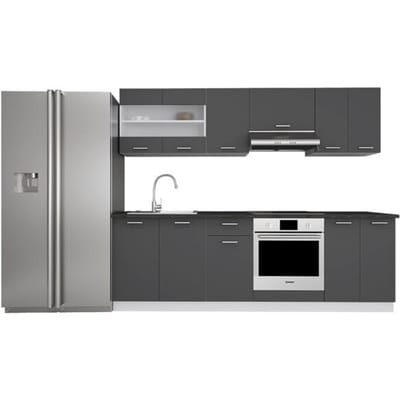 8-delige inbouwkeuken Keukenblok Complete keuken 240 cm Esilo