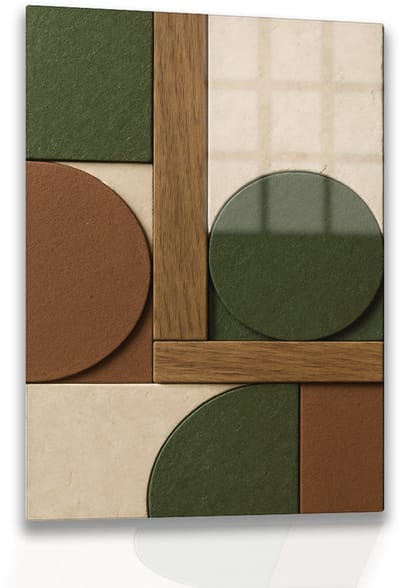 Vormen wanddecoratie - Plexiglas - Acrylglas - 100x150 cm