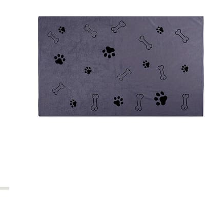 1 serviette pour chien, serviette de bain absorbante en microfibre pour chien et chat, séchage rapide, pour le bain des griffes de chien, produits de bain pour animaux de compagnie, taille moyenne 60*100cm