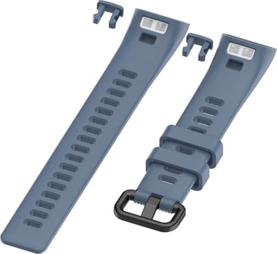 Siliconen bandje - geschikt voor Huawei Band 3 Pro / Band 4 Pro - steenblauw