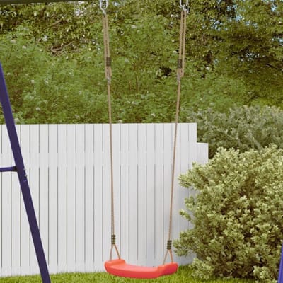 Kinder Schommelstoel - Schommelzitje Speeltoestel - Buiten Spelen - Ergonomisch Ontwerp - Max 50 kg - Rood