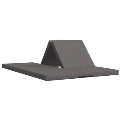 vidaXL - Vouwbare - Sofa - Bed - 140 - x - 67 - x - 15 - cm - Lichtgrijs