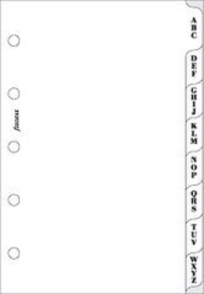 Filofax - vulling mini - tabbladen - wit