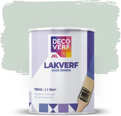 Decoverf lakverf witte saliegroen, 750ml