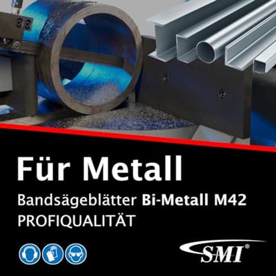 Set van 2 Bimetaal Zaagbanden 1735 x 13 x 0,90 mm voor Lintzaagmachines