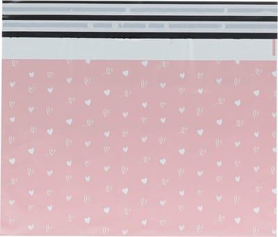Verzendzakken voor Kleding - 100 stuks - 50x35.3cm - Roze Verzendzakken Webshop - Verzendzakken plastic met plakstrip