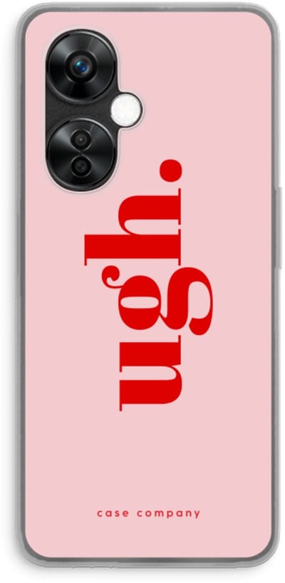 Case Company® - Hoesje geschikt voor OnePlus Nord CE 3 Lite hoesje - Ugh - Soft Cover Telefoonhoesje - Bescherming aan alle Kanten en Schermrand