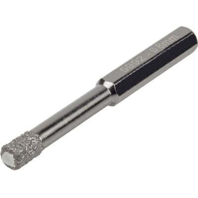 wolfcraft - Tegelboor 8mm - Droogboor, met diamant bestrooid, zeskantschacht, Ø 8 mm - 5992000