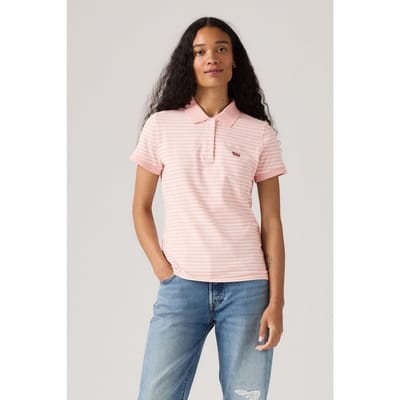 Levi's Levis Hm Polo Marigold Stripe Peachskin Taglia: S | Polo Outlet | Donna | Arancia